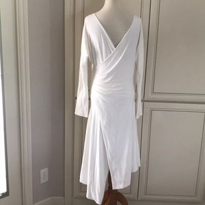 Dress by Elm Design Asymmetrical Hem, size 4,White
